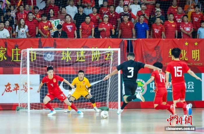 石家庄五人制足球国际邀请赛开幕 中国队21力克